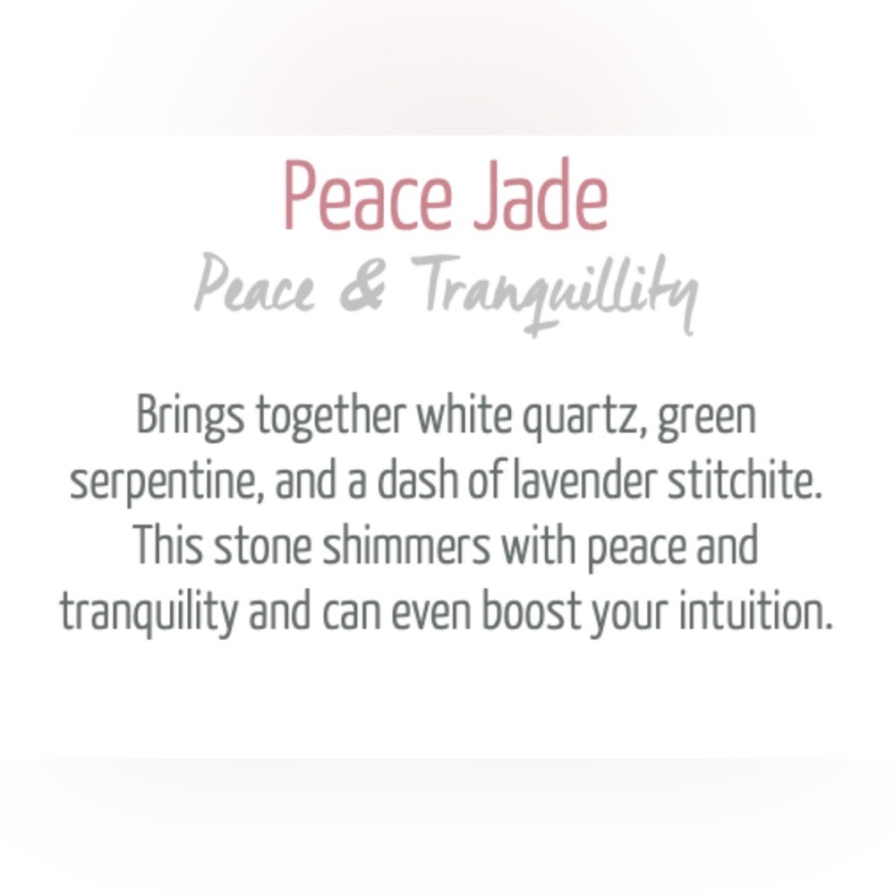 Peace Jade Stone